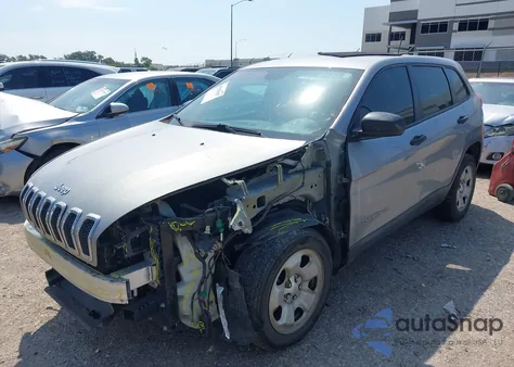 2014 Jeep Cherokee Sport from USA, damaged, VIN 1C4PJLAB5EW185194